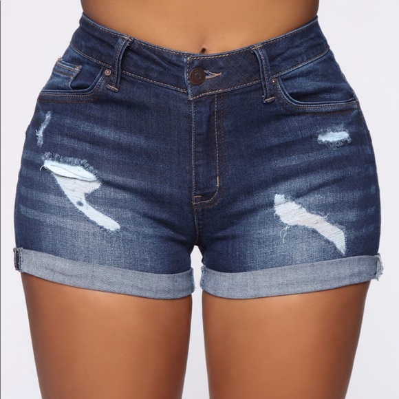 Fashionova a denim shorts - Picture 1 of 4